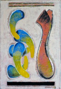 Heiß (unendlich), 2001/06, Öl/Leinwand, 65x45cm