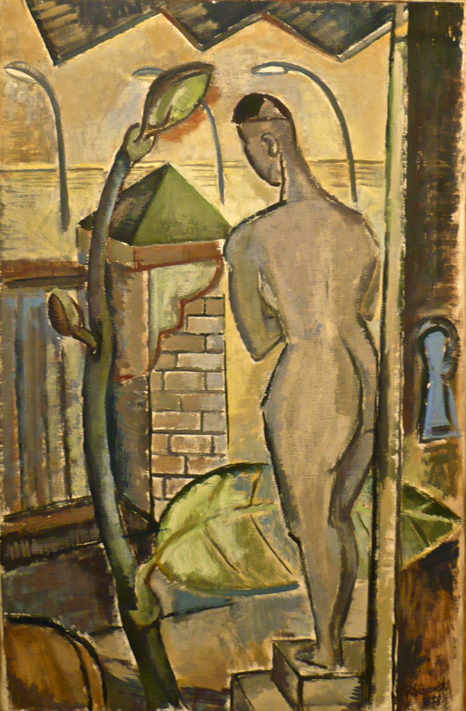 Figürliches, 1988, Öl/Leinwand, 110x72 cm