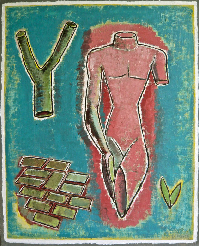 Der Gärtner, 2004, Öl/Leinwand,100x80 cm