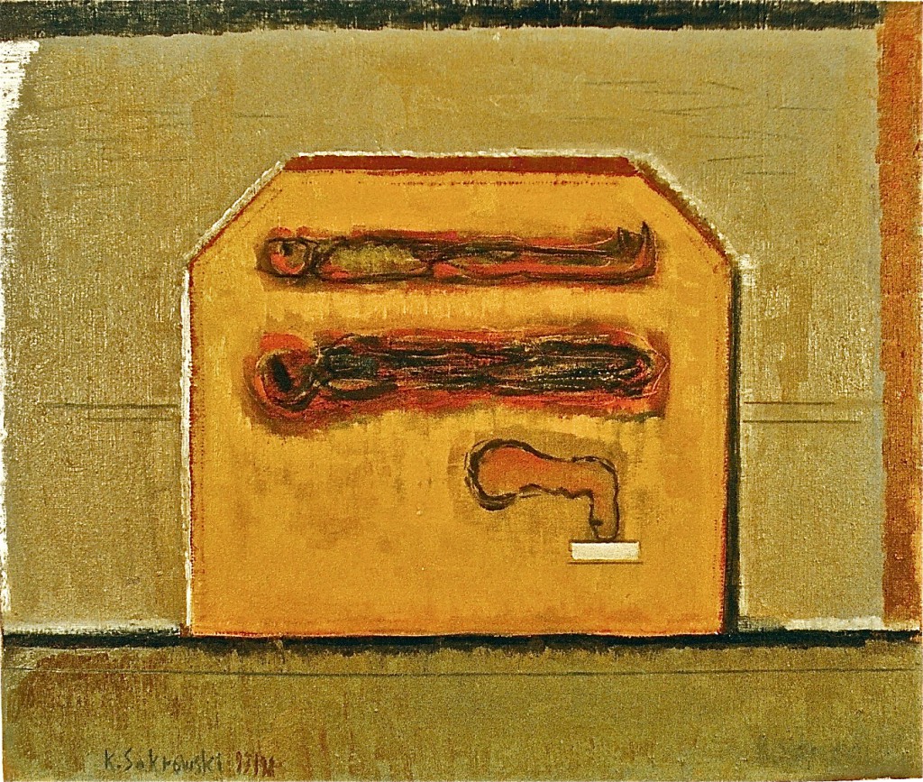Der Block, 1997/98, Öl/Leinwand, 55,5x65,5cm 
