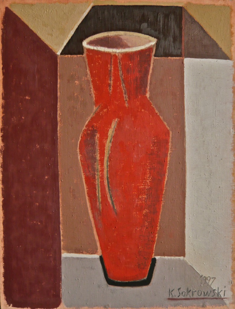 K.S., Die Vase, 1997,36x27,5 cm