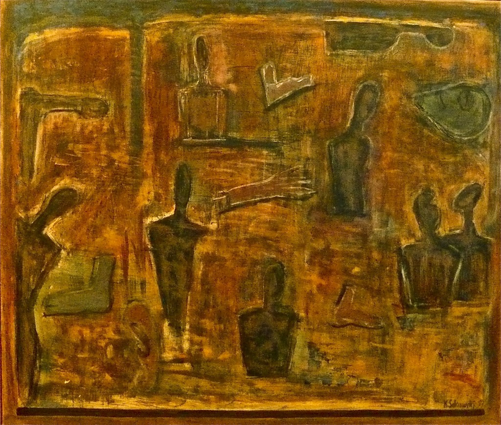 K.S., 1992/93, Öl auf Leinwand, 120x140 cm, Senat von Berlin,