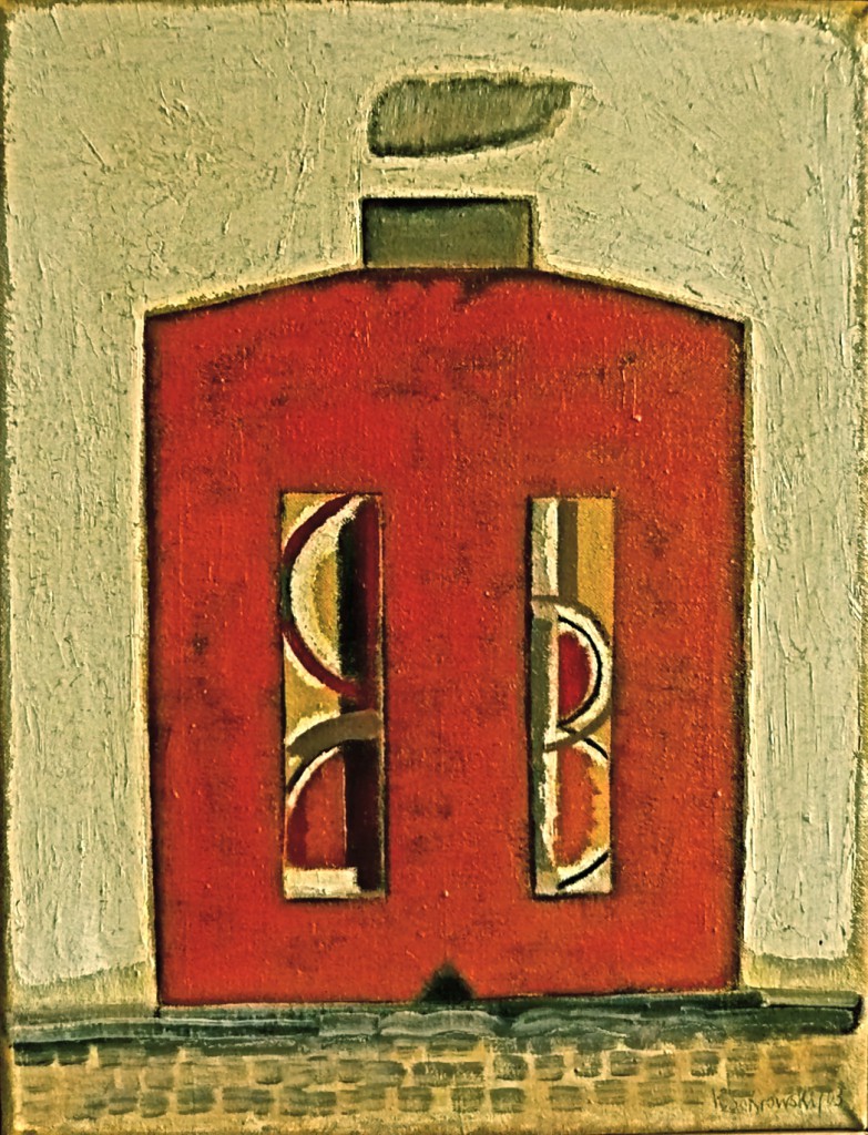 K.S. Der Block (Malewitsch), 2003/05, Öl/Leinwand, 56x43 cm