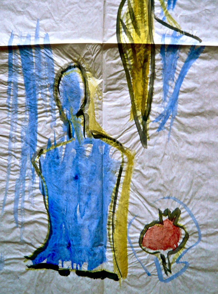 K.S.,1992,-Apfelgedanke-, Leporello, Detail3
