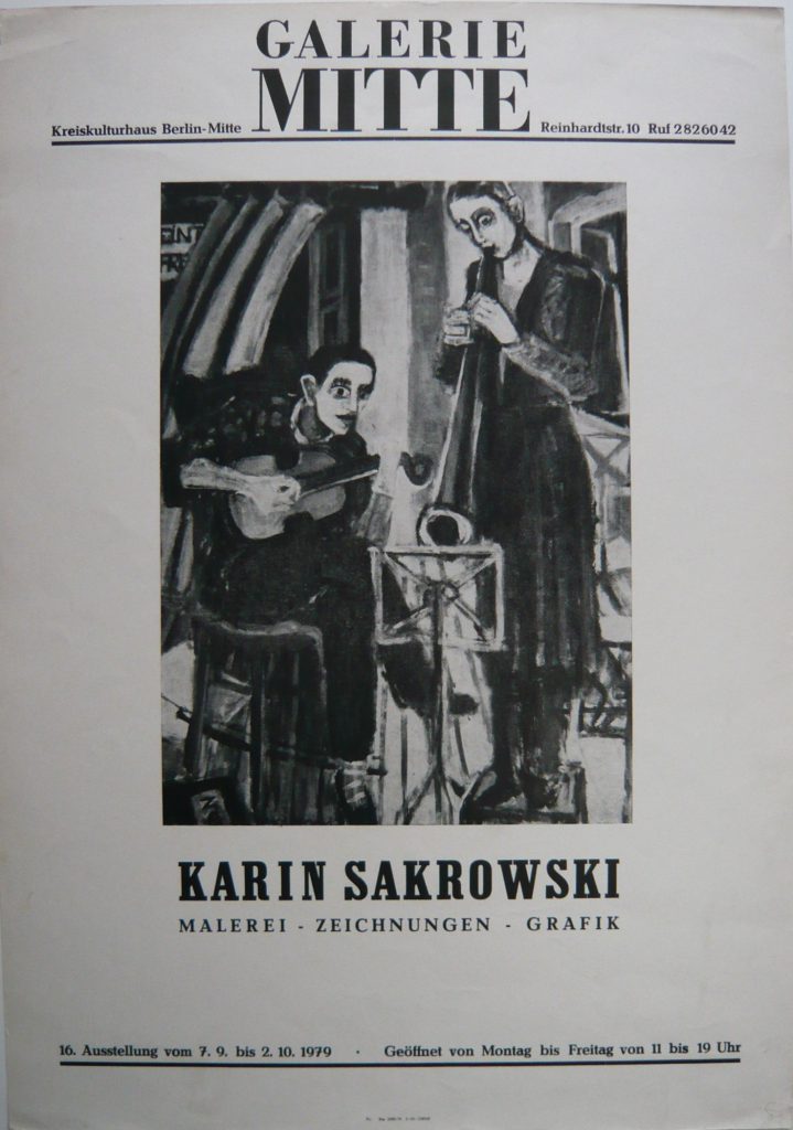 K.S., Galerie Mitte1979, Gegemstimme-Spielraum-